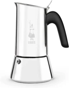 Bialetti New Venus Induction stainless steel Italian coffee maker, Stovetop coffee maker