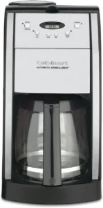 Cuisinart DGB-550BKP1 Automatic 12 Cups Glass coffee maker grind and brew