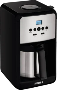 KRUPS ET351 Coffee Maker, Thermal Carafe Coffee Programmable Maker