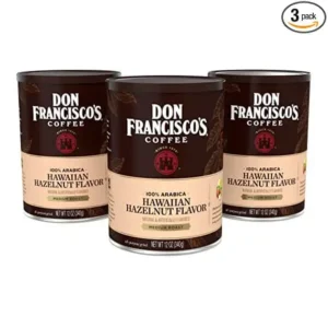 Don Francisco’s Hawaiian Hazelnut Coffee Flavored Ground Coffee