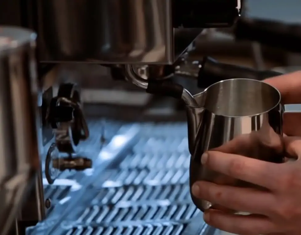milk frother steam wand in an espresso machine?