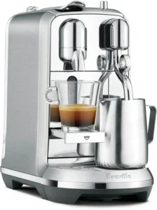 Breville Nespresso Creatista Plus Coffee Espresso Machine, Brushed Stainless Steel BNE800BSSUSC
