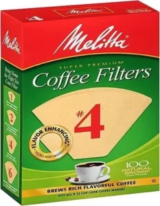 Melitta Cone Coffee Natural Brown Filter