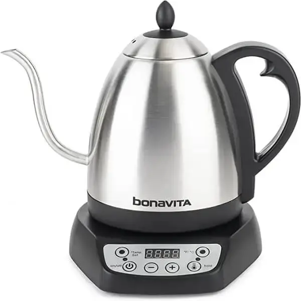 Gooseneck Electric Kettle for Coffee Brew and Tea Precise Pour Control