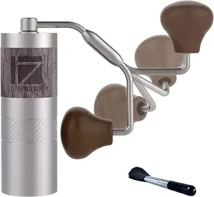 1Zpresso Q2 S Manual Coffee Grinder, Foldable Handle, Assembly Stainless Steel Conical Burr