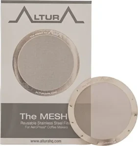 The MESH: Reusable Metal Filter for AeroPress Coffee Maker