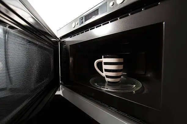 reheat coffee in microwave oven
